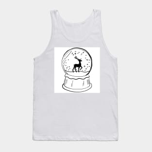 Reindeer snowball Tank Top